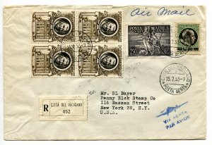 Read 30 of 20 + Airmail Read 250 Tobia on racc envelope. air to USA