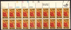 United States Scott #1550 Mint Plate Block NH OG, 20 beautiful stamps!