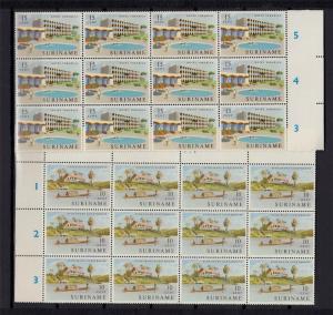 Suriname 1962 MNH Large Lot Blocks S/S Malaria Fund Hammarskjold 360+Stamps#C899