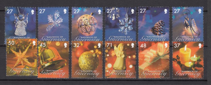 Guernsey 2007  Christmas, set of 12 Mint NHM