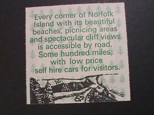 ​NORFOLK ISLAND-1978 SPECIAL SHAPE DIE CUT-80 YEARS OF SCOUTING MNH-WITH LOCO