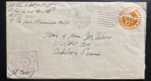 1945 US Army Post Office 711 Philippines Censored Airmail Cover to PA