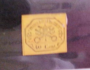 ITALY ROMAN STATES STAMP #17 cat.$200.00  ORIGINAL GUM