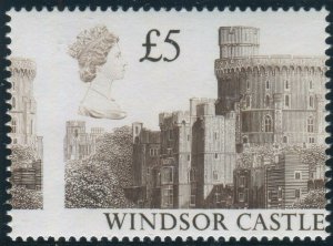 Sg 1413 var £5 Castle MIS-PERF.  A superb unmounted mint example