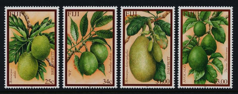 Fiji 951-4 MNH Fruit, Avocado, Bread Fruit, Wi, Jackfruit