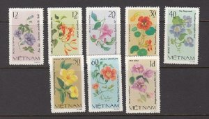 VIETNAM - SC# 1098-1105 FLOWERS - MNH