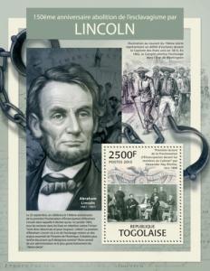 TOGO 2013 SHEET LINCOLN PRESIDENTS tg13308b