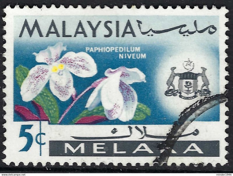 MALAYSIA MALACCA 1965 5c Multicoloured SG63 Used