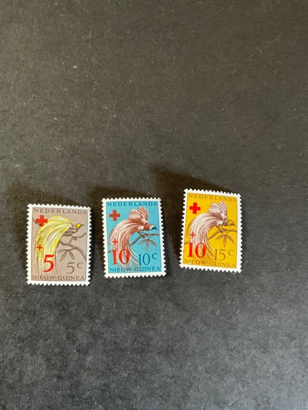 Stamps Netherlands New Guinea Scott #B4-6 never hinged