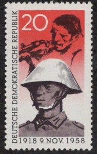 GDR SC# 416 MNH 1958 Revolution 1918/40th Anniv. CV $7.50 (I)