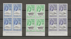 TRISTAN DA CUNHA 1960 SG 39/41 MNH Cat £288