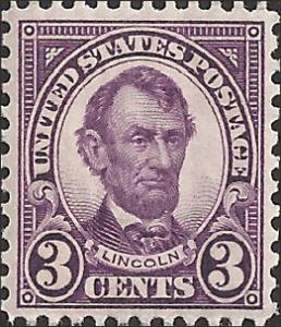 # 635 Mint Never Hinged Violet Abraham Lincoln