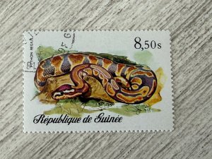 Guinea #750 CTO, 8.50s, Reptiles and Snakes, 2024 SCV.$0.65
