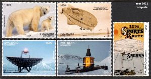 SVALBARD 2021 COMPLETE COLLECTION MNH
