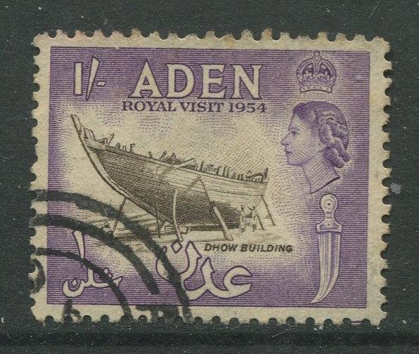 STAMP STATION PERTH Aden #62 - QEII Definitive Issue 1954  Used  CV$2.00.