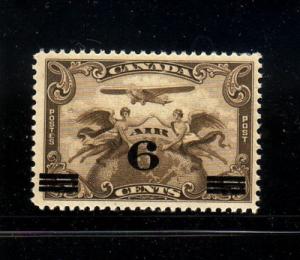 Canada Sc #C3 1932 6c on 5 c airmail stamp mint NH