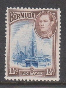 Bermuda,  1 1/2p Hamilton Harbor (SC# 119) MNH