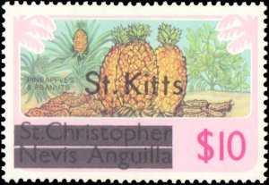 St. Kitts #25-37, Complete Set(13), 1980, Never Hinged