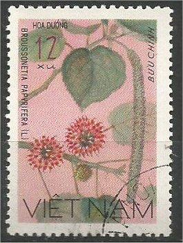 VIETNAM, 1977, CTO 12xu Wildflowers Scott 885