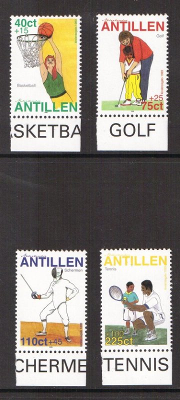 Netherlands Antilles   #B336-B339  MNH  1999  sports