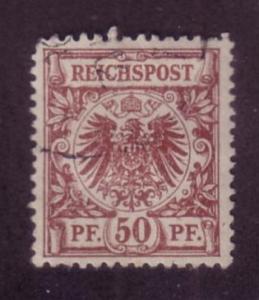 Germany Sc #     51   Mi# 50b      Used CV $30.00