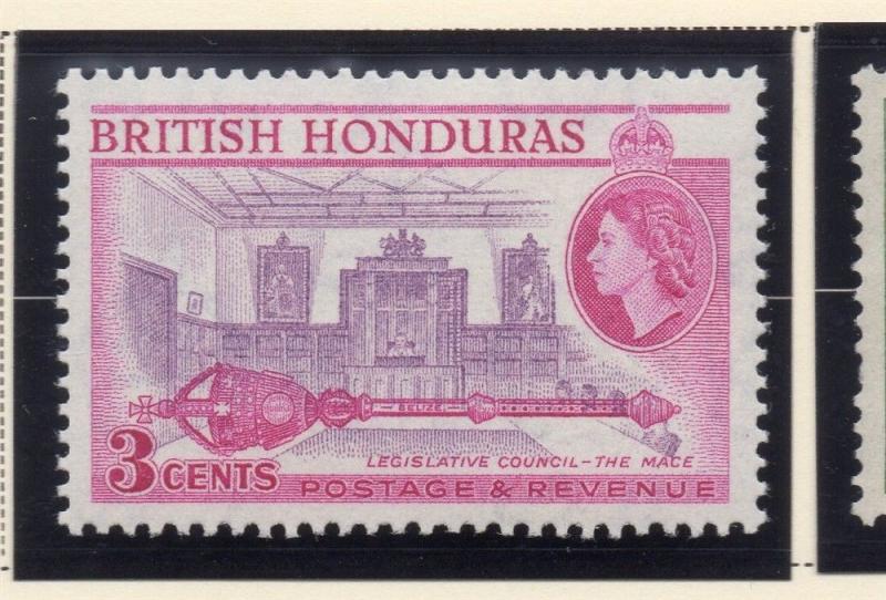 British Honduras 1953 Early Issue Fine Mint Hinged 3c. 228633