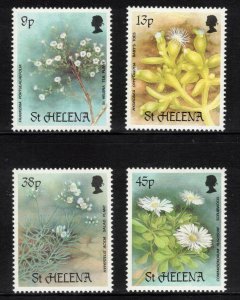 ST HELENA 1987 Rare Plants; Scott 479-82, SG 505-08; MNH