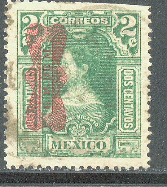 MEXICO 518, 2c, Corbata Revolutionary overprint. Used. (777)