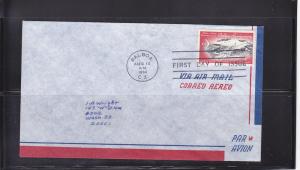 Canal Zone  Scott# C37  FDC with Balboa Cancel