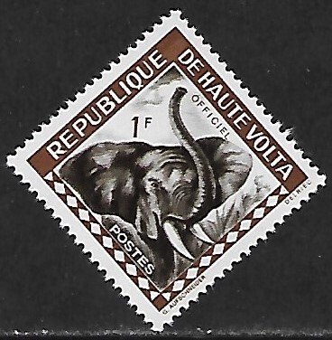 Upper Volta # O1 - Elephant - MNH....{KlZw3}