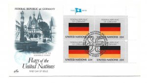 United Nations #451 Flag Series 1985 Federal Repbublic Germany ArtCraft MI4 FDC