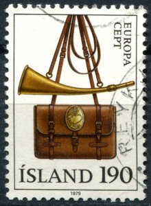 Iceland Sc#516 Used, 190k multi, Europa (C.E.P.T.) 1979 - History of the Post...