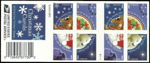 PCBstamps   US #5247/5250b Bk Pane $9.80(5x4x{49c})Christmas Carols, MNH, (6)