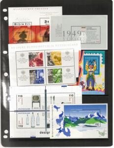 Ass't Europa SCOTT #1813-2276 - 6 souvenir sheets MNH stamps