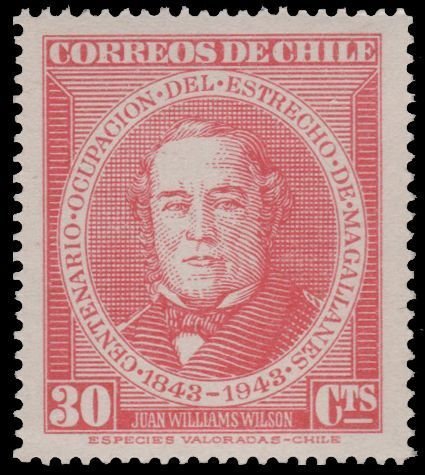 CHILE STAMP 1944 SCOTT # 234. MINT