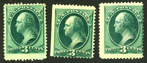 U.S. #184 MINT NG SET