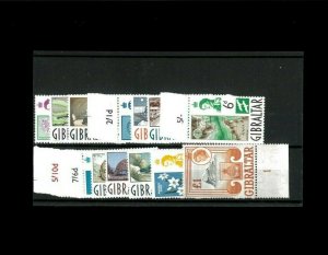 Gibraltar SC# 147-160 MNH. Cat.82.55. Better Item