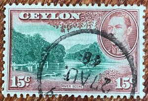 Ceylon #282 Used Single River Scene L20