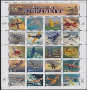 3142 Classic American Aircraft MNH