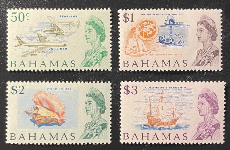 Bahamas, Scott 263 - 266, Mint NH, VF