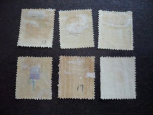 Stamps - Cuba - Scott# P13-P18 - Mint Hinged Set of 6 Newspaper Stamps