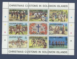 SOLOMON ISLANDS - Sc 510A - MNH S/S - Christmas - 1983