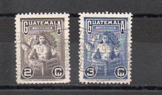 Guatemala 321-322 used