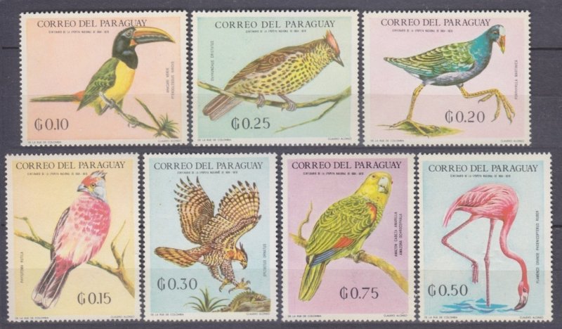 1969 Paraguay 1929-1935 Birds 9,50 €