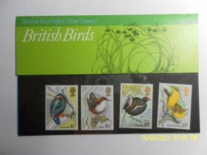 GB 1980 BRITISH BIRDS PRESENTATION PACK 115, SG 1109-1112, MINT,  MNH