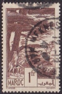 French Morocco #165 Used