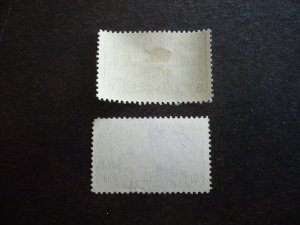 Stamps - Honduras - Scott# 300, 305 - Mint Hinged Part Set of 2 Stamps