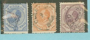 Netherlands Antilles (Curacao) #4-6 Used Single (King)