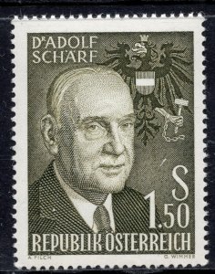 1075 - Austria 1960 - Adolf Scharf - 6th President of Austria - MNH Set