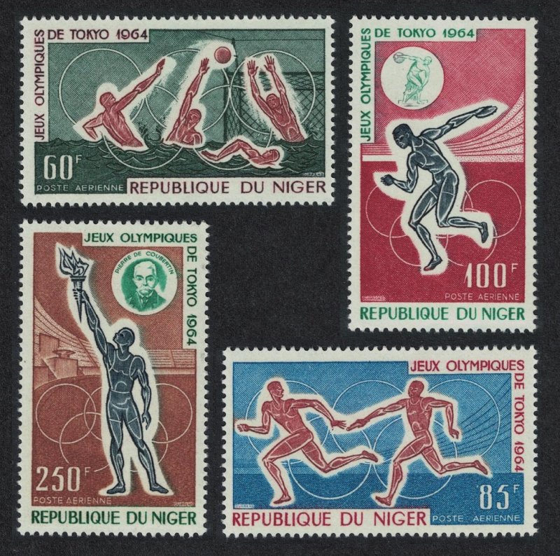 Niger Olympic Games Tokyo 4v 1964 MNH SG#180-183 CV£10.20